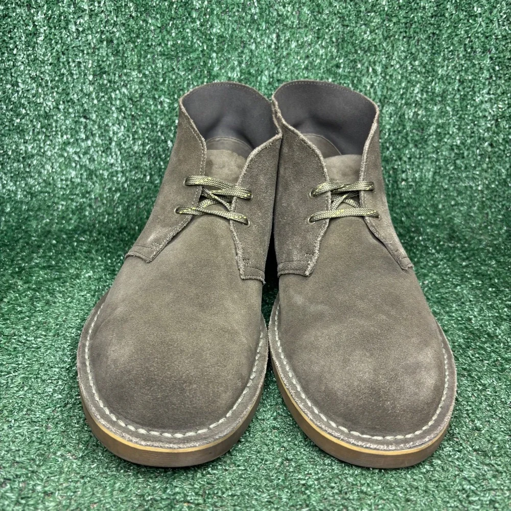 Clarks Desert Boot Suede Lace Up Chukka Classic Minimalist Brown Mens Size 13 M
